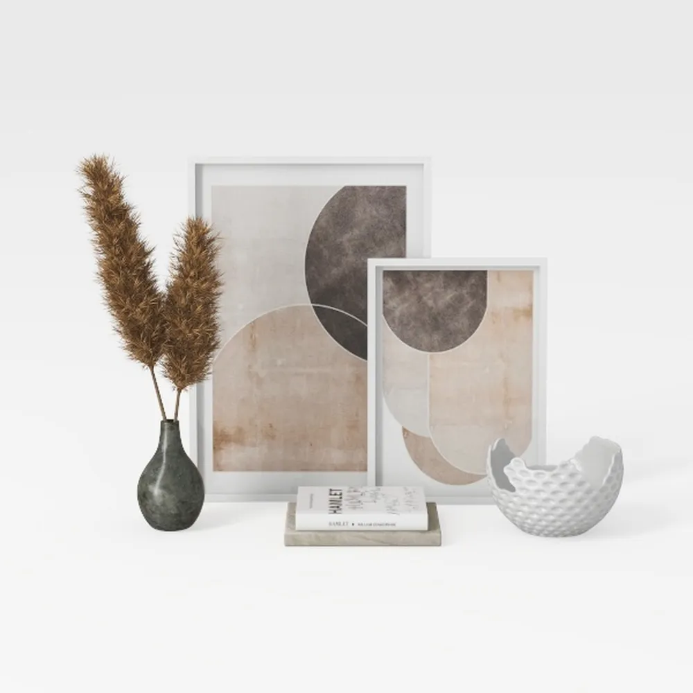 Vintage Rustic Ceramic Flower Vase, 25cm/9.84in