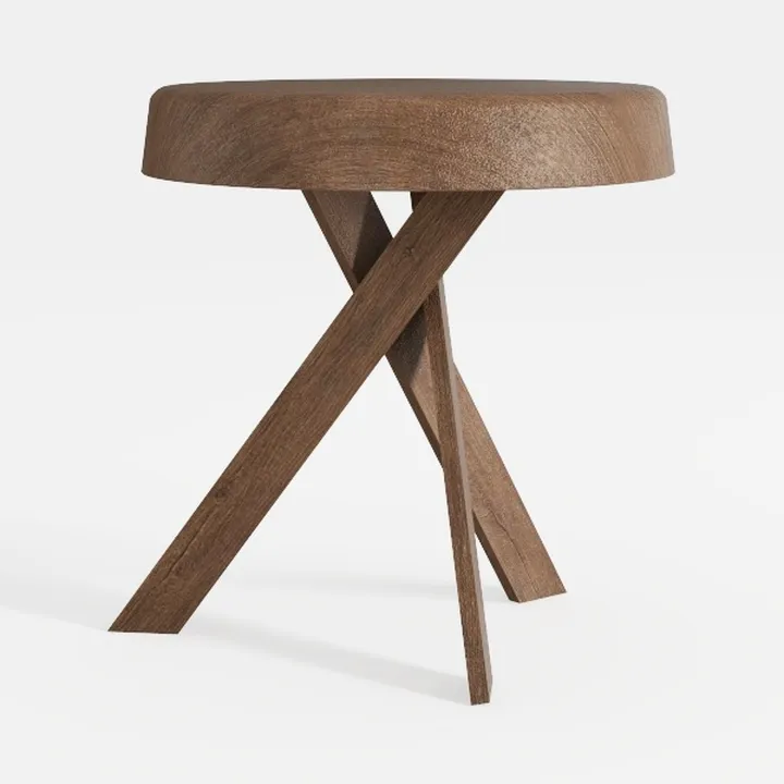 Outvita Outdoor Side Table, Small Fir Patio Table