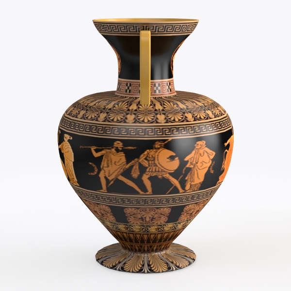 8" H Golden Mosaic Vase Glass Vase,Decorative