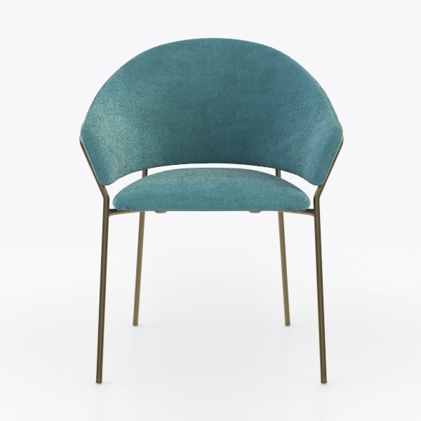 LumiSource Lindsey Contemporary Chair in Gold