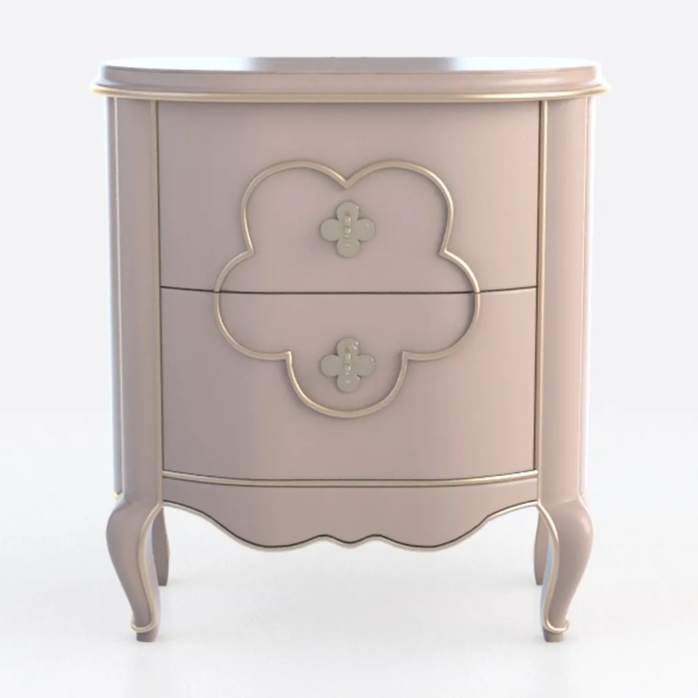 YZABEL Nightstand with Storage Drawer, Farmhouse