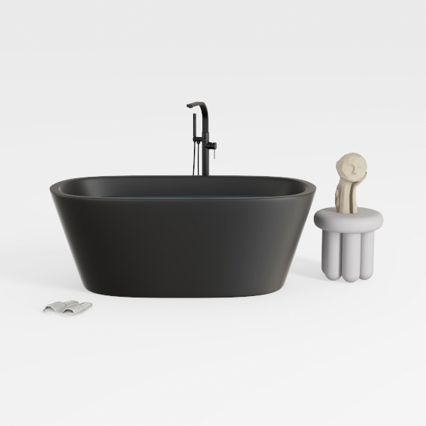 Luxury Modern Freestanding Bathtub – Oval Stone
