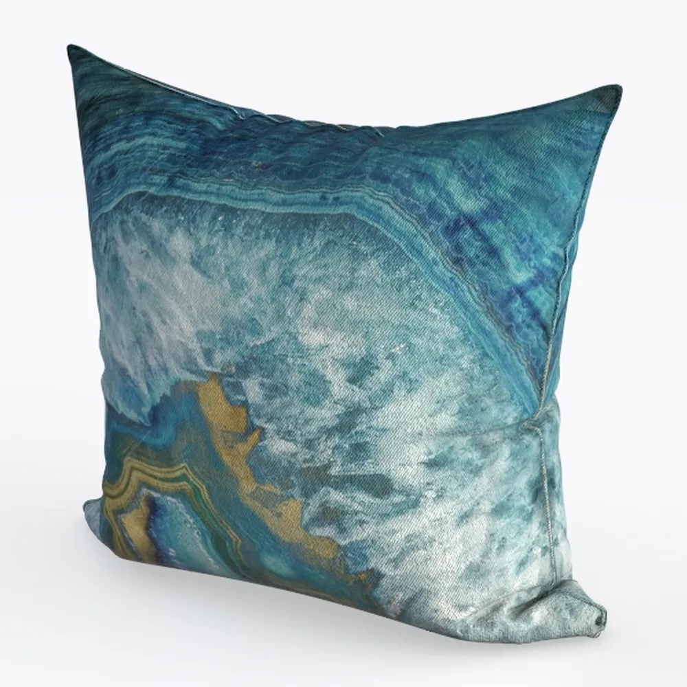 Coastal Sea Turtle Outdoor Waterproof Pillow