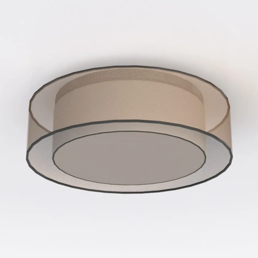 XiNBEi Lighting Drum Semi Flush Light, 3 Light