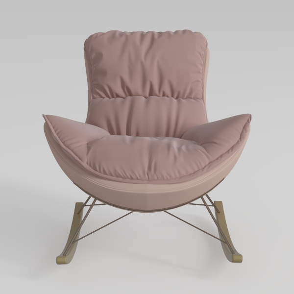 Leisure Chairs Home Balcony Fabric Rocking Chair f