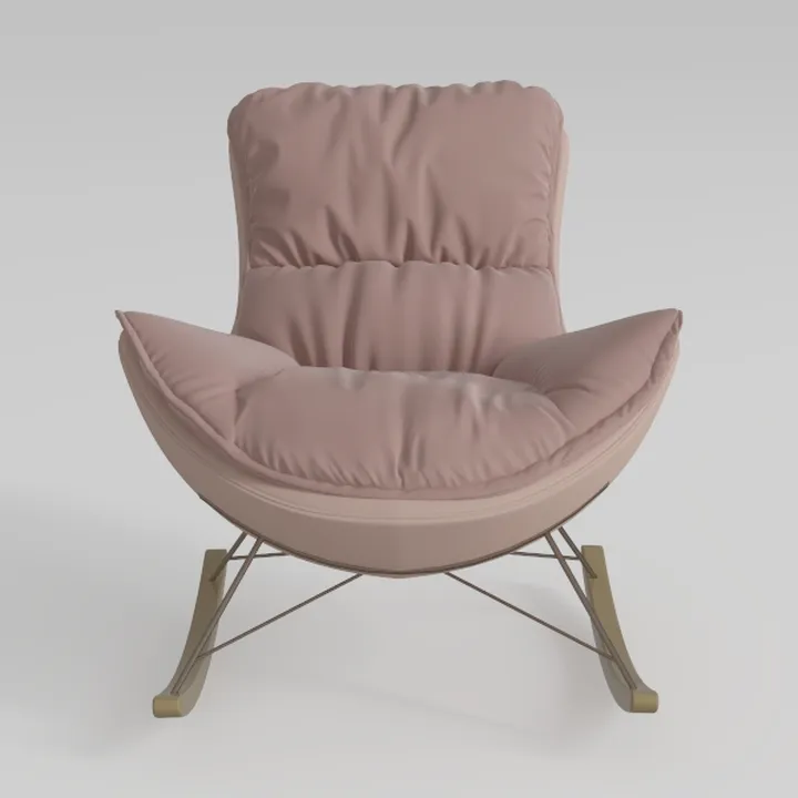 Leisure Chairs Home Balcony Fabric Rocking Chair f