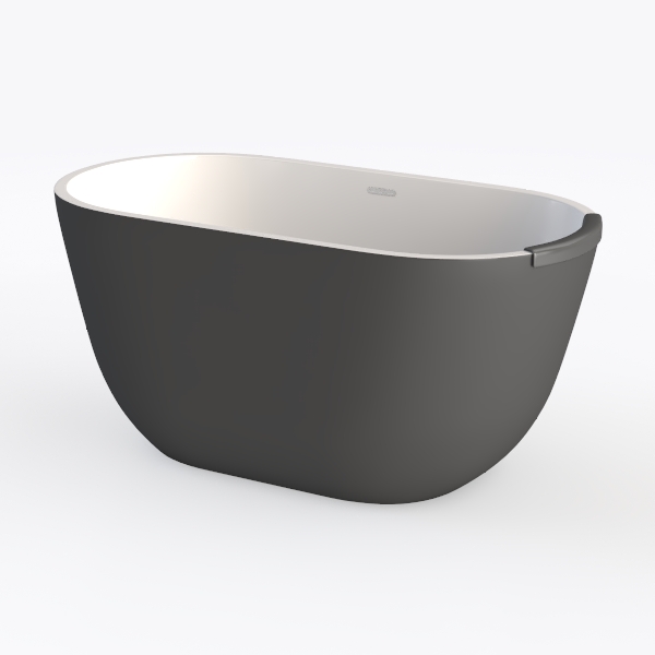 47'' Freestanding Bathtub, Contemporary Resin