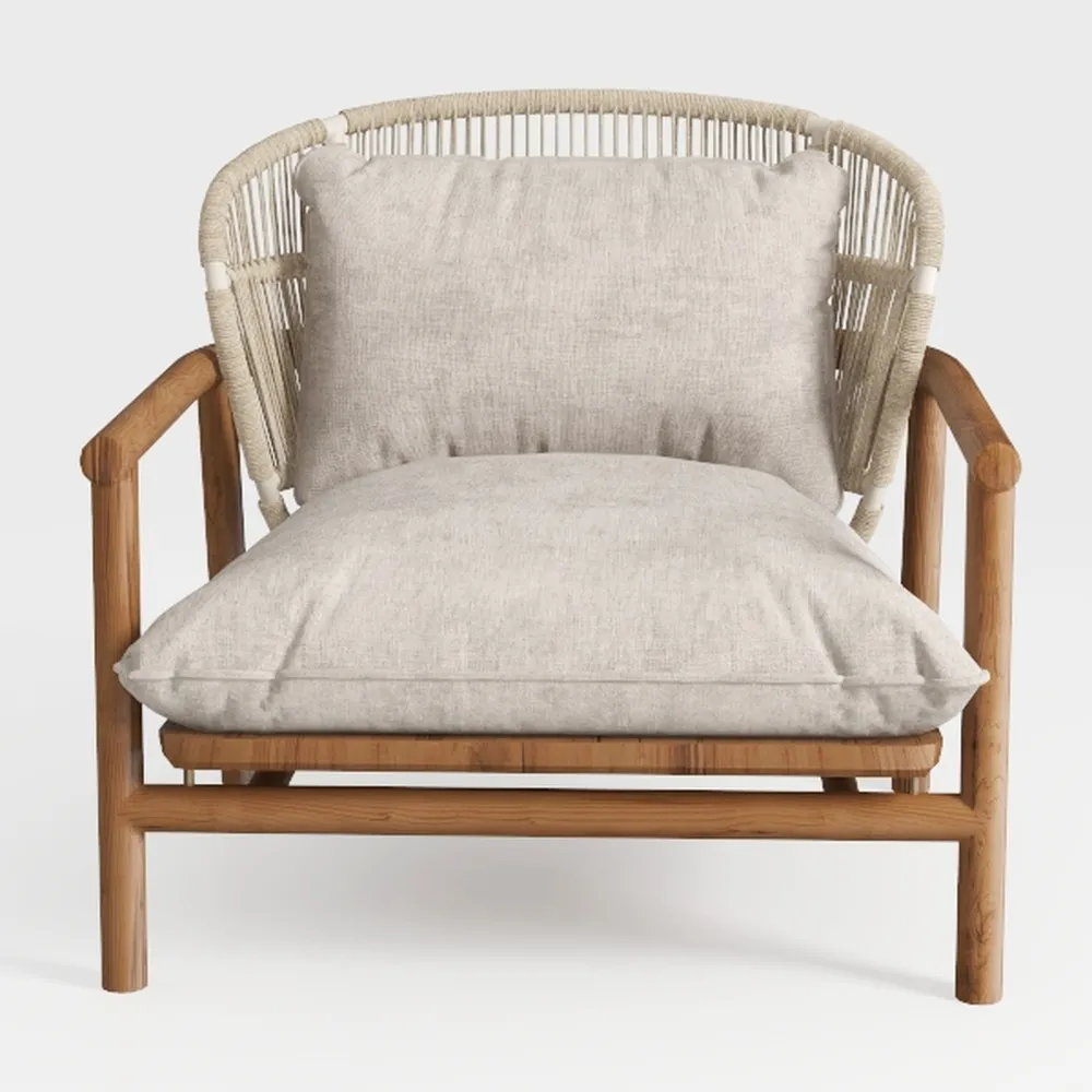 ANJ Modern Arm Chair, Mid-Century Modern Accent Ch