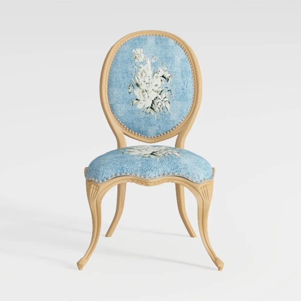 French Country Dining Chairs Set of 4, Caramel