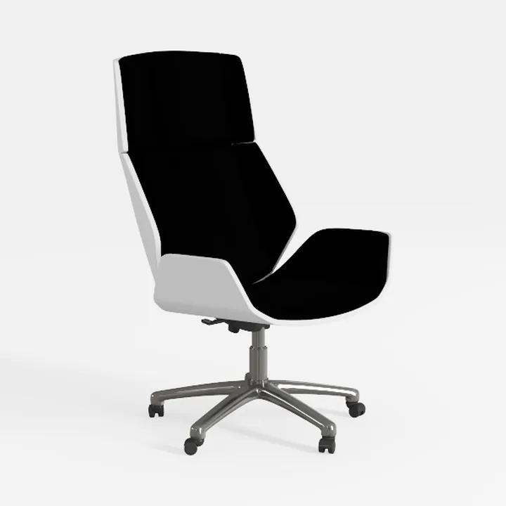 PU Faux Leather Home Office Chair,Swivel Ergonomic