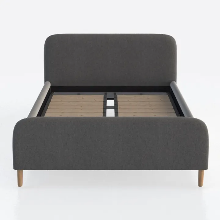 DHP Janford Upholstered Bed, Gray Linen, Full