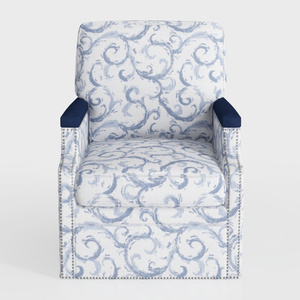 HULALA HOME Floral Manual Recliner Set of 2, Moder