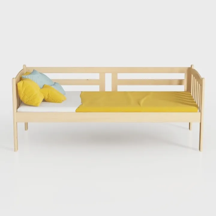 Baxton Studio Malaya Wood Daybed with Scalloped Ed