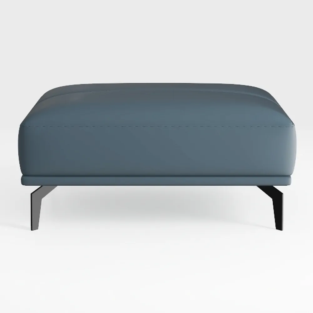 Nicecmft Soft Chenille Ottoman Footrest for Sectio