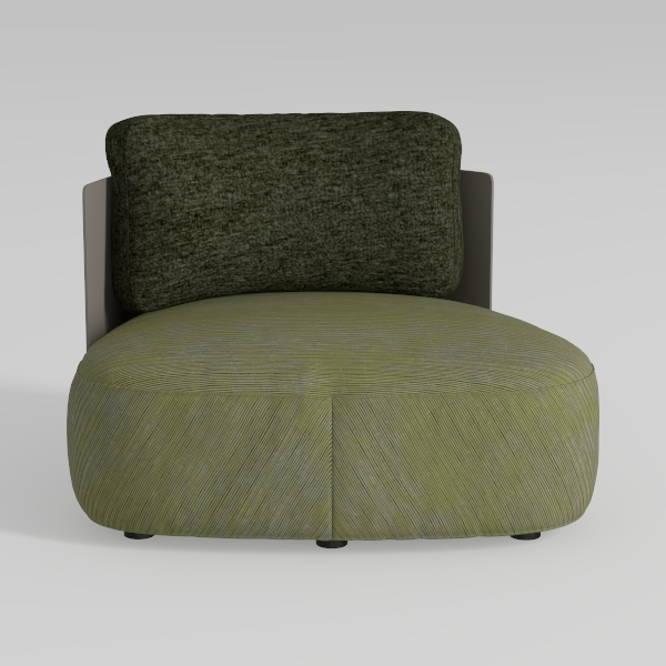 Modern Boucle Accent Chair, with Plush Faux Sherpa