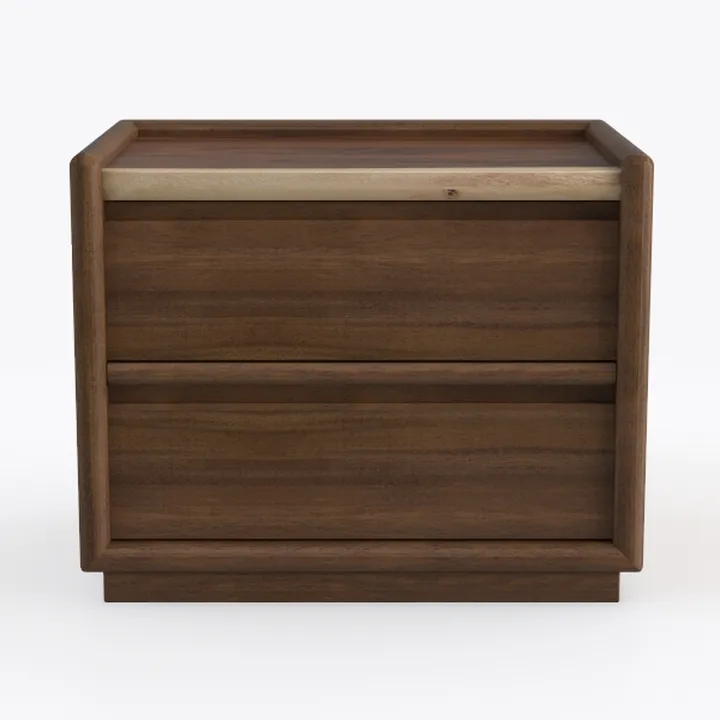 Modern Bedside Tables Simple Solid Wood Double