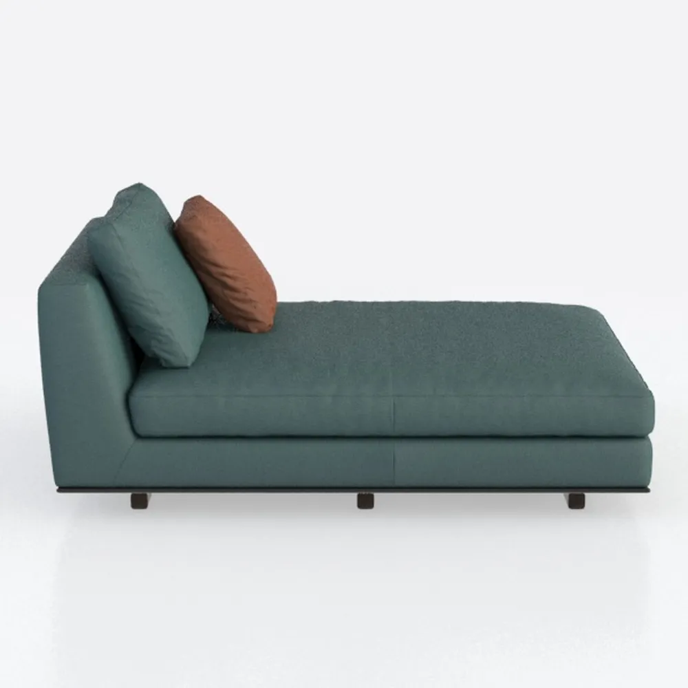 Morden Fort Corduroy 1PC Armless Chair for Oversiz