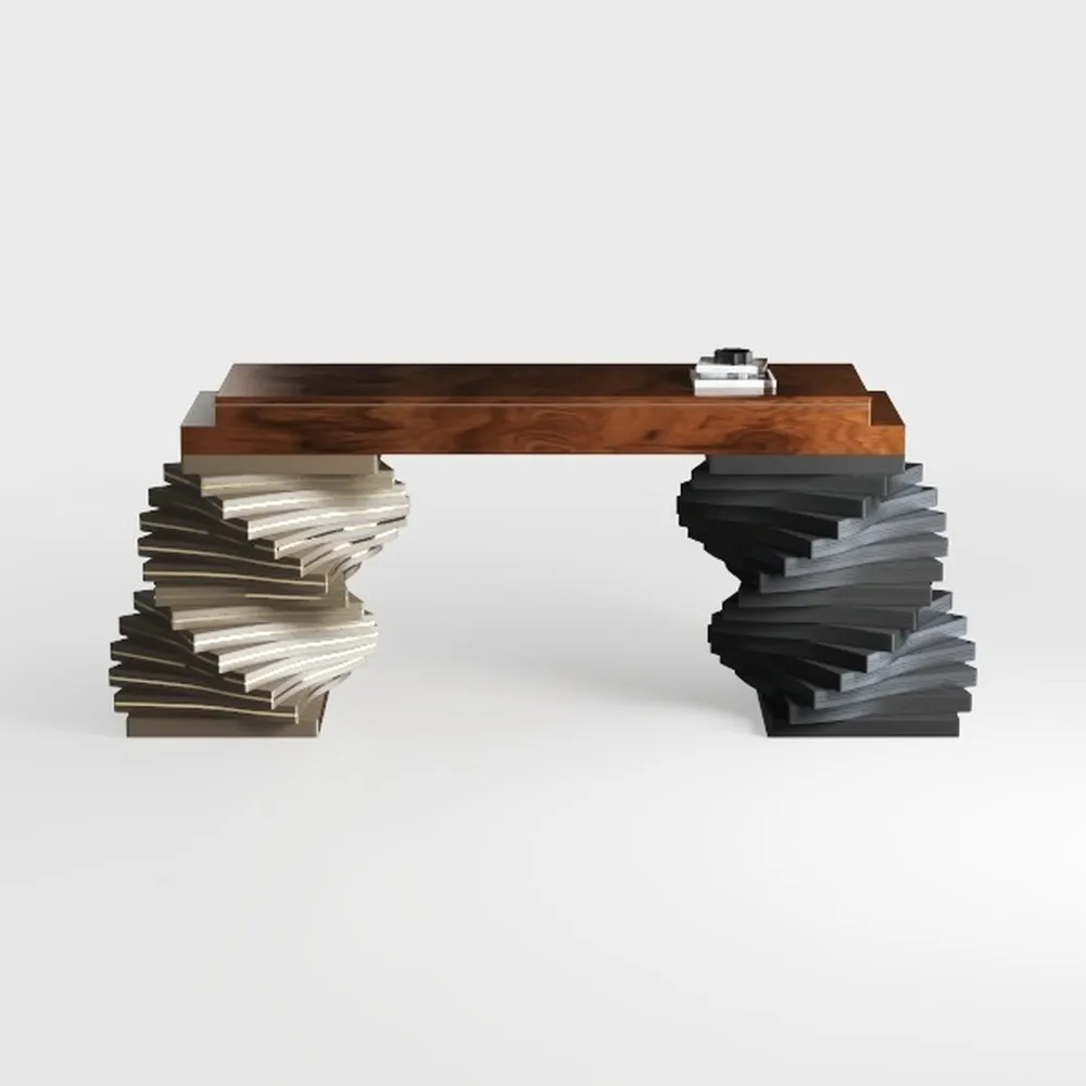 RJYYYDS Desk Game Table Home Office Desk Walnut De