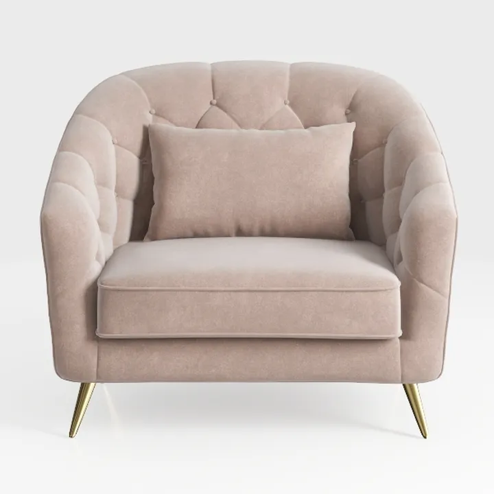 Bonzy Home Swivel Barrel Chair Set of 2, Modern