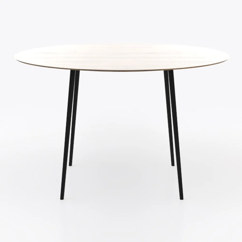 43.3 Inch Round Dining Table Set for 4, Modern