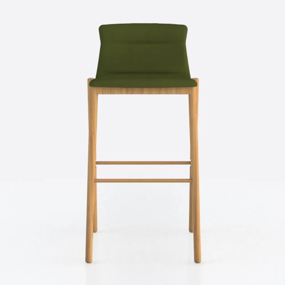 Amaris 41 in. Faux Green Mohair Upholstered Iron B