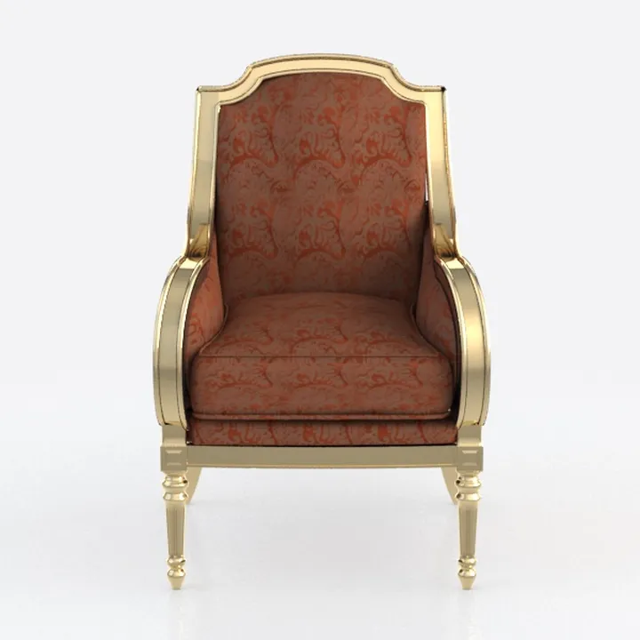 Biscottini Poltrona Salotto e Sedia Camera da Letto 82x58x65 cm | Poltrona Camera da Letto con Finitura Naturale | Poltrona Rossa Velluto