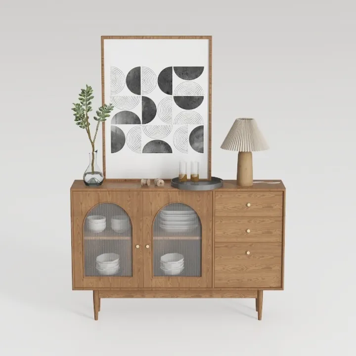 CANMOV 47" Buffet Cabinet with Storage, Mid