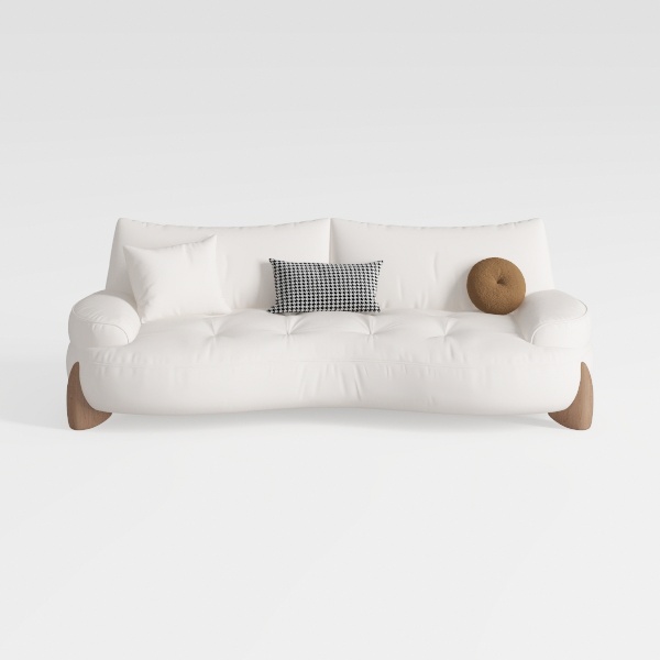 Morden Fort 3 Piece Cloud Couch Set, Modern