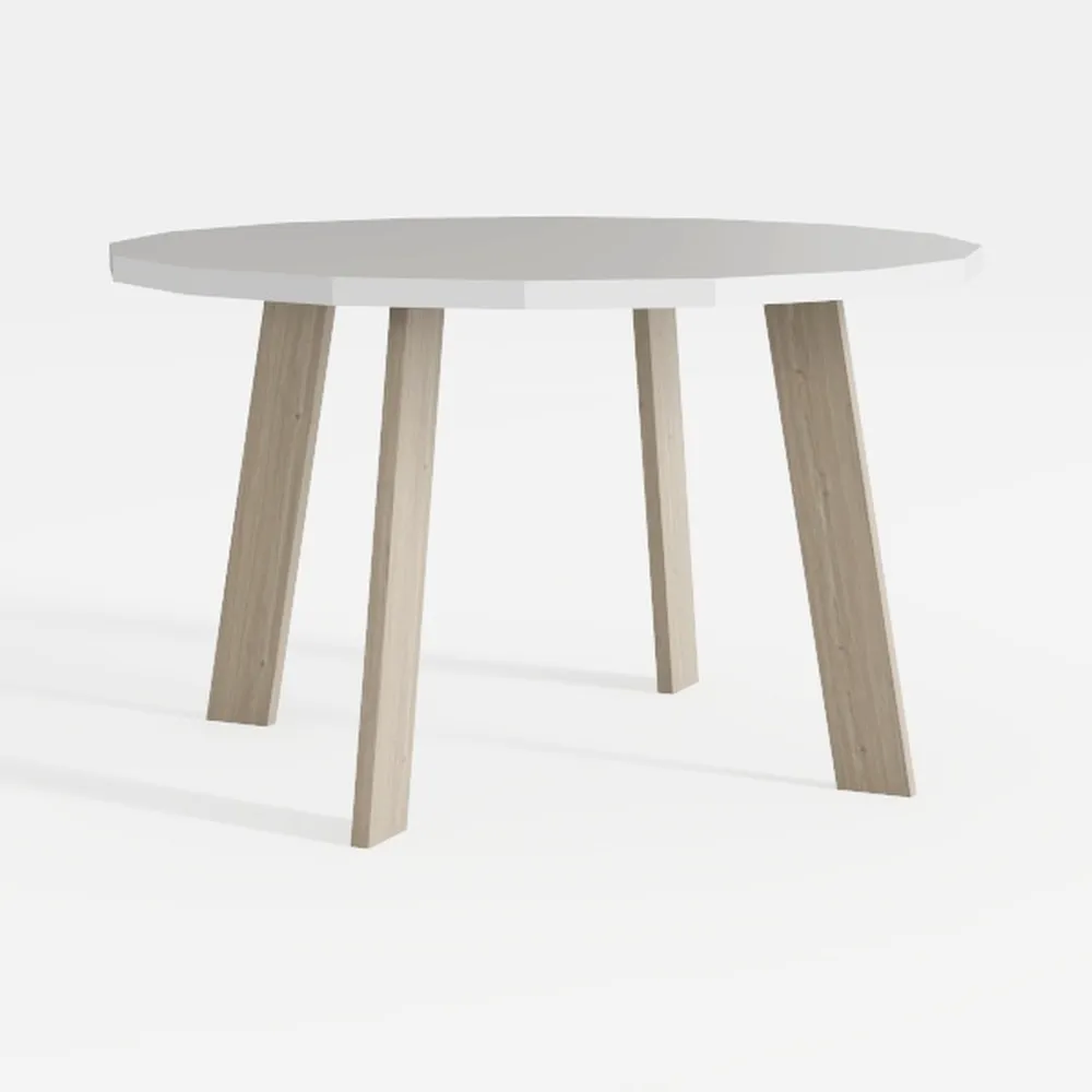 Outdoor Round Coffee Table, Adirondack Patio