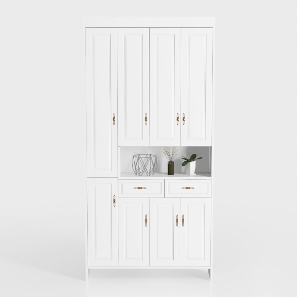 Pantry Kitchen Cabinet with Drawer, 75&quot; Tall