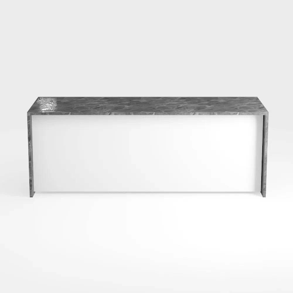 Kova Modern Deep Grey Sintered Stone 62 in. Trestl