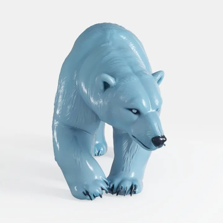 polar bear-ai generated