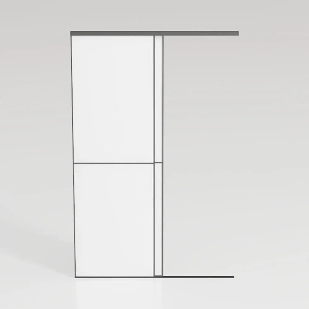 VITRA-200 56.5-59" W x 78" H Twinglide Frameless