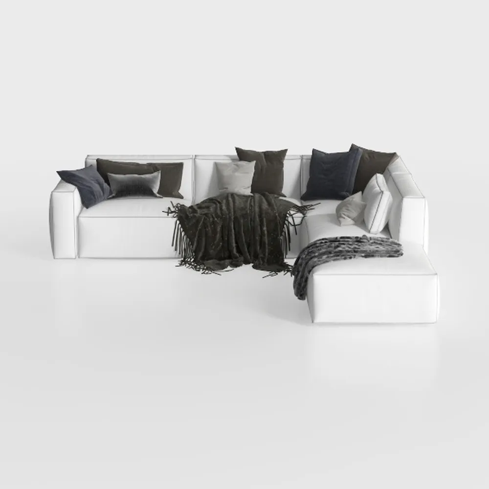 RKXKJ 104in Modular Sectional Sofa, High-Density S