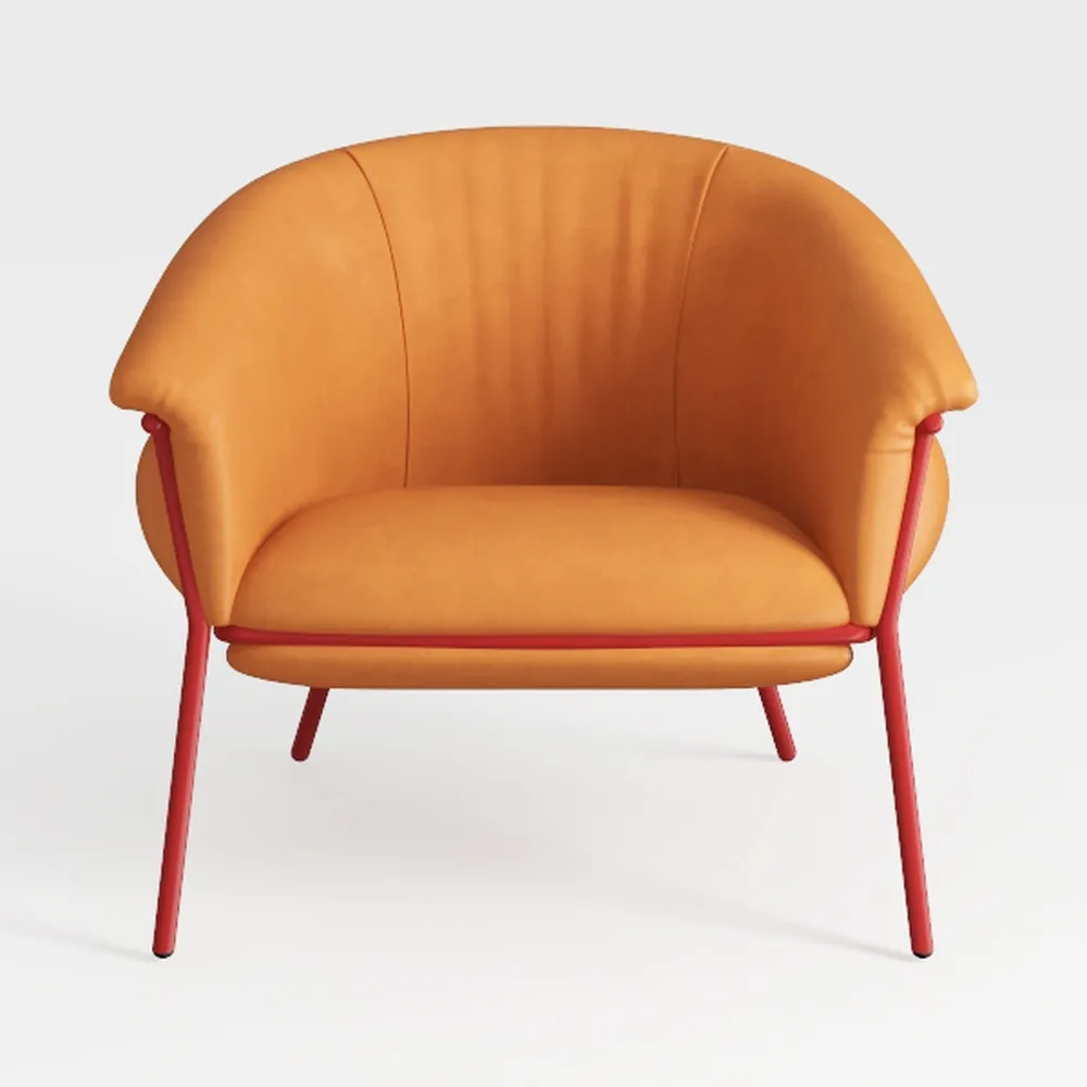 DUOMAY Modern Accent Chair Armchair Velvet Upholst