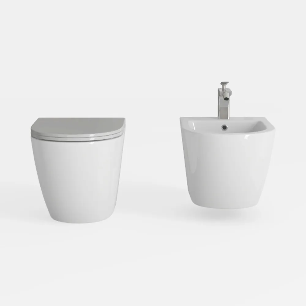 Smart Bidet Toilet with Built-in Tank & Foam