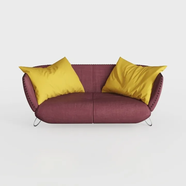 Jaszira 69 in. Armless Velvet Rectangle Sofa in. B