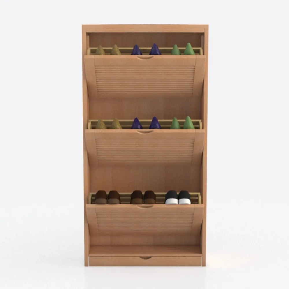 AVZEAR Shoes Cabinet, Narrow Shoes Storage Cabinet