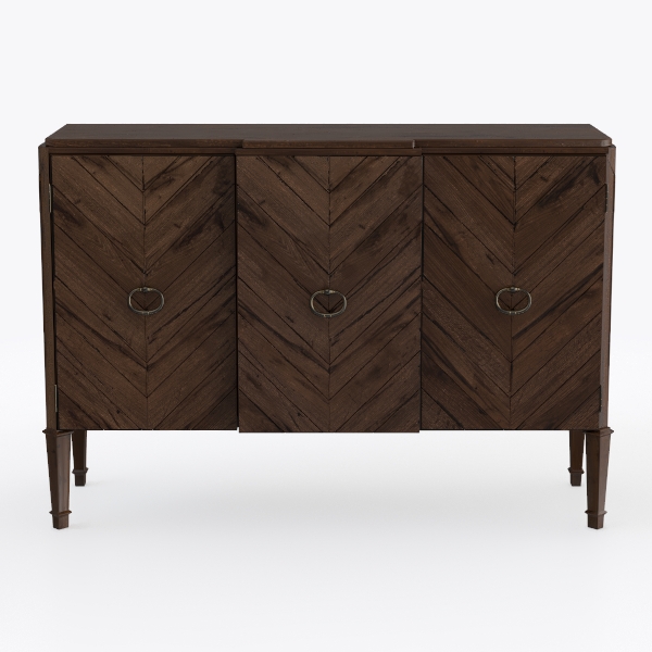 60.5&#39;&#39; Buffet Cabinet with Storage, Farmhouse Flut