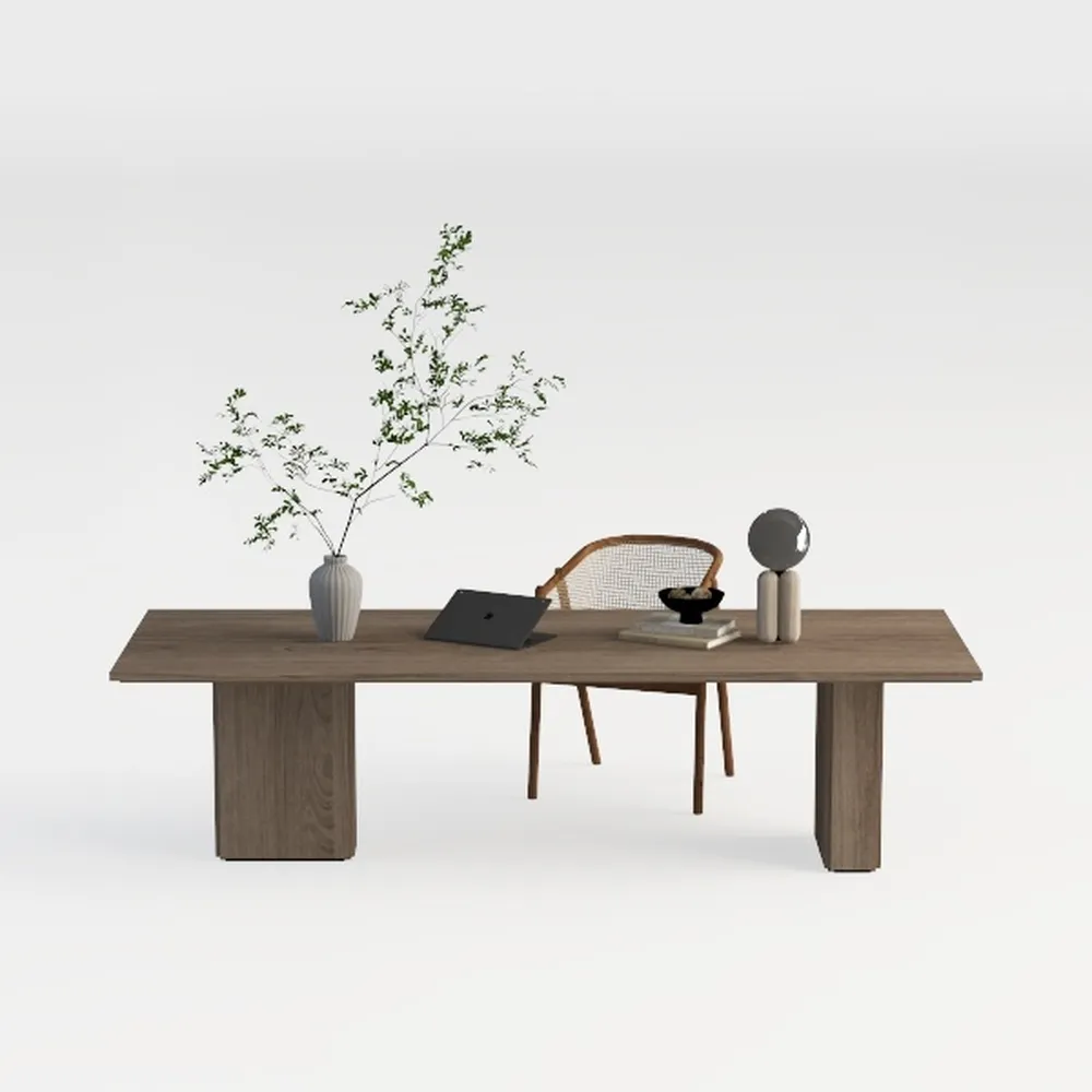 Tribesigns 63-inch Executive Desk, Vintage Home Of