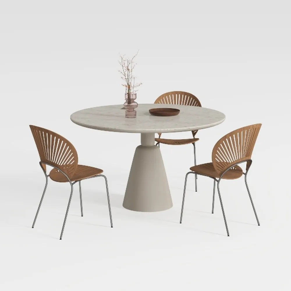 Windsor Dining Chairs Set of 4, Nordic Wooden Kitc