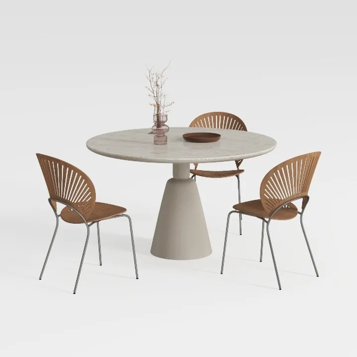 Windsor Dining Chairs Set of 4, Nordic Wooden Kitc