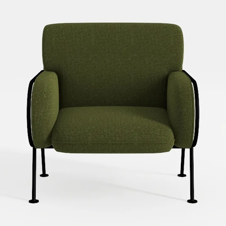 Mid-Century Accent Chair,Modern Oversized Armchair
