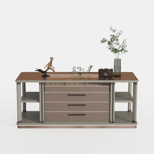 YGEOMER Buffet Cabinet Sideboard Farmhouse