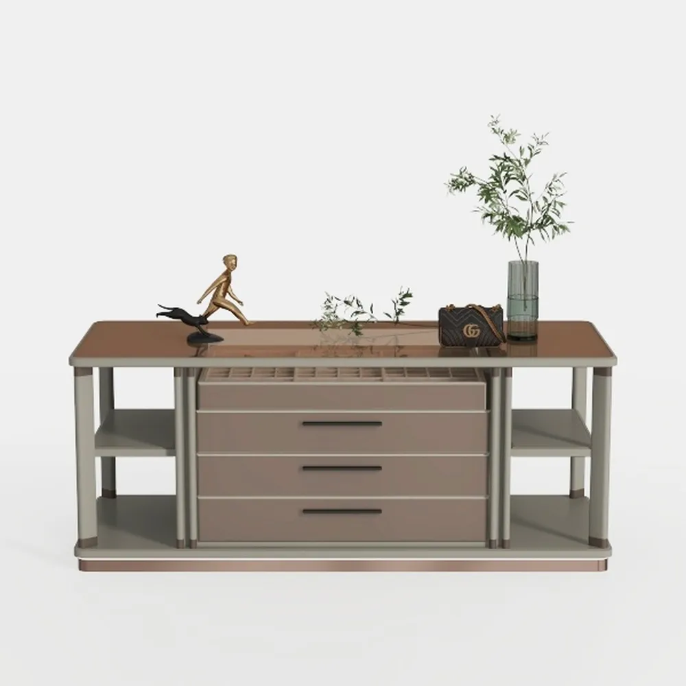 YGEOMER Buffet Cabinet Sideboard Farmhouse
