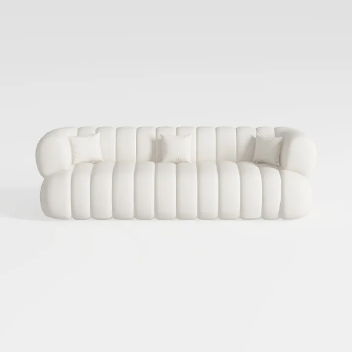 110.2IN Curved Sectional Sofá for Living Room