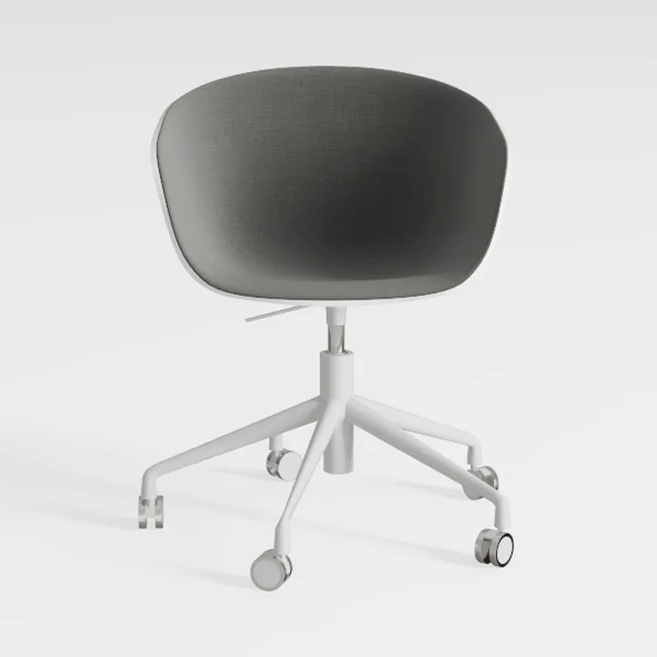 Minimalist Fabric Metal Office Chair 3D Model
