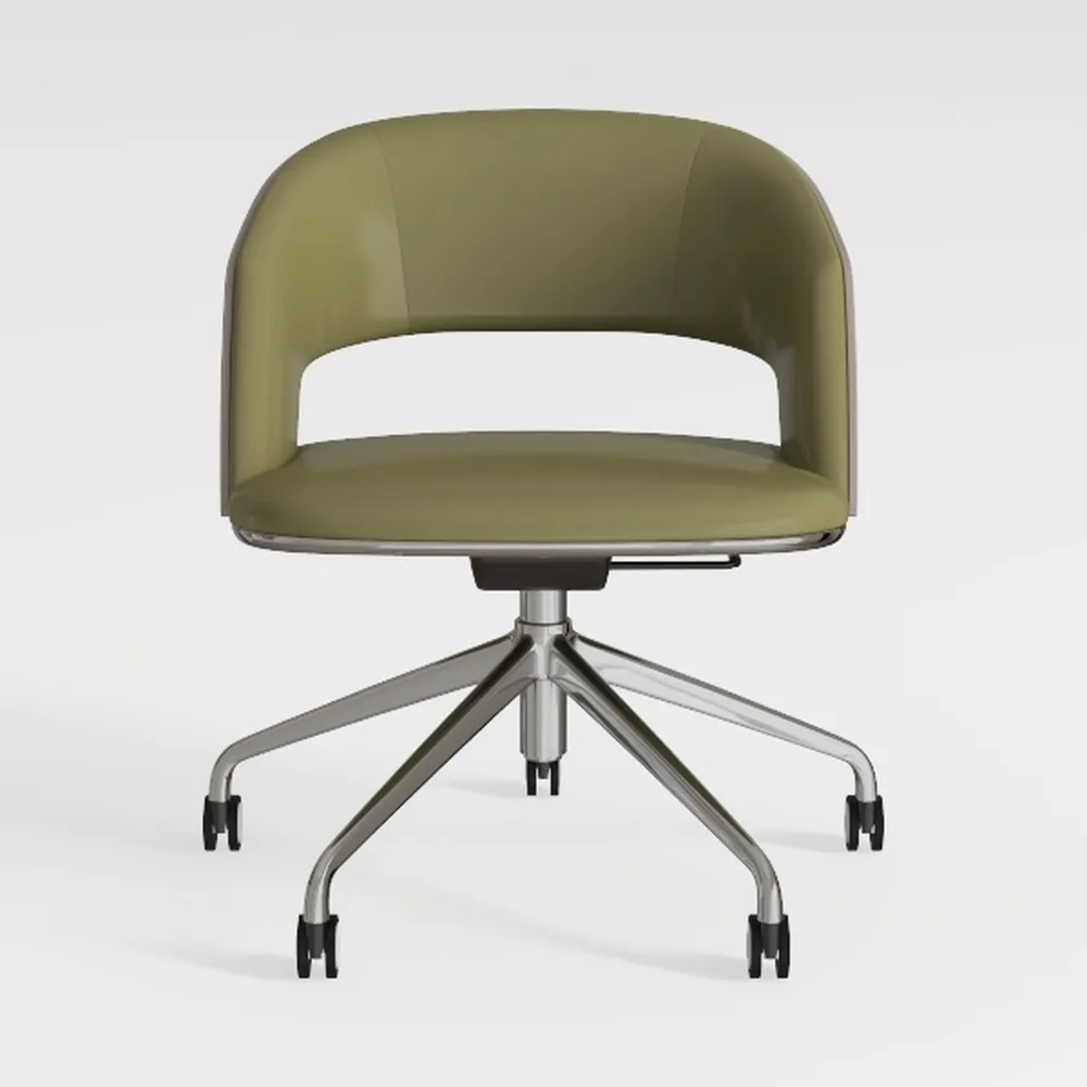 VINGLI Modern Curved Office & Vanity Desk Chair