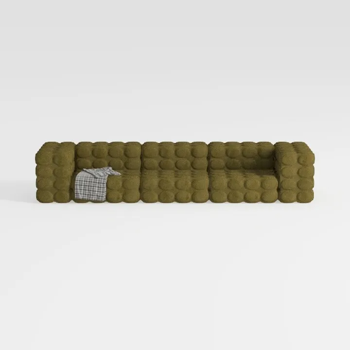 Generic Piano Key Combination Sofa, 2 Single