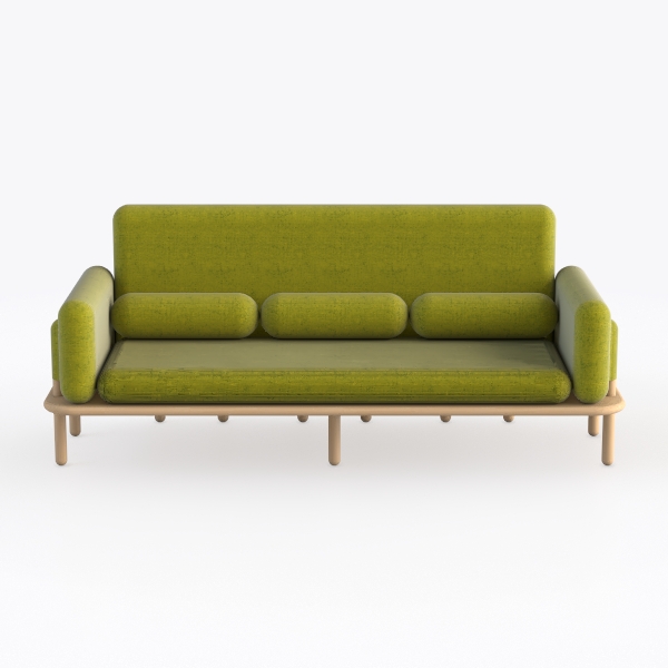 Regal Modern Convertible Full Out Futon Sofa